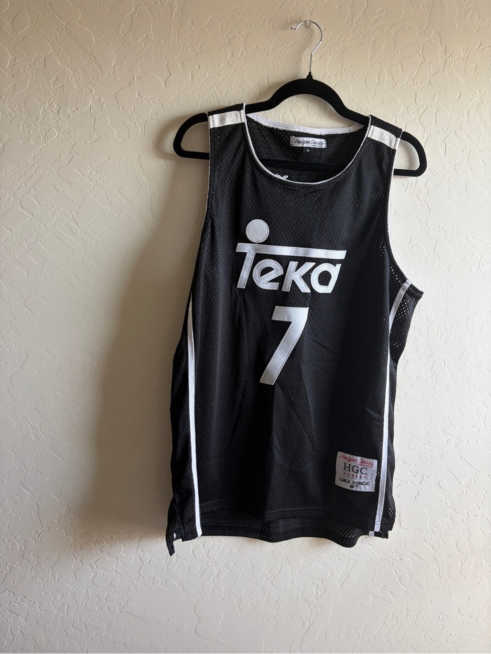 Teka Men’s Black #7 Basketball Jersey